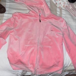 Juicy couture velvet zip up